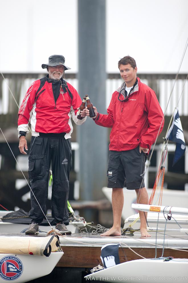 Father and son - Ted Green II and Ted Green III Clagett 2014 © Matthew Cohen / Clagett Regatta http://www.clagettregatta.org